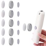 6pcs Adhesive Remote Control Holder, Strong Hold Remote Control Holder Wall Mount Adhesive Magnetic Remote Holder for Home Office Supply Storage(Gray)