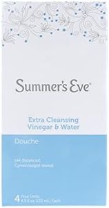 Summer's Eve Extra Cleansing Douche Vinegar & Water, Feminine Wash,PH Balanced, Naturally Inspired, & Gynecologist Tested (Pack of 4 Bottles, 4.5oz Each Bottle)