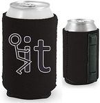 Fck It Magnetic Neoprene Can Coolie (Black, 1)