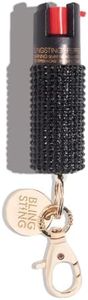 Pepper Spray Keychain for Women – Fashionable & Powerful, our 10% OC, No Gel Sprays Long Range and is Specifically Designed for Women, Safe, Accessible, Easy to Use, No Accidents, and Refillable