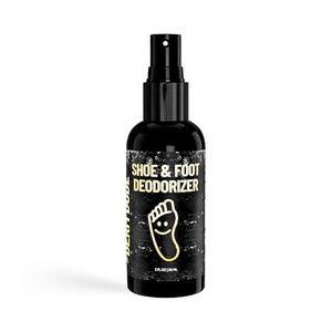 Derm Dude Foot & Shoe Deodorizer Spray | Formulated With All-Natural DeoPlex for Odor Control | Witch Hazel, Aloe Vera, Tea Tree Oil & Peppermint to Freshen Feet & Shoes | Travel Size, Mint Scent 2 oz