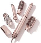 6 in 1 Hot Air Styler, Air-wrap with High-Speed 260,000 RPM Negative Ionic Hair Styler Dryer Brush, All Hair Types Drying Straightening, Curling Volumizing, Frizz-Free and Add Volume, Gift for Girl