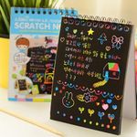 KRAFTMASTERS�A5 Scratch Book of 10 Sheets Kids Painting Set of 2