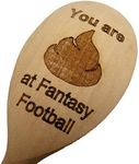 Fantasy Football Wooden Spoon Loser Last Booby Prize Worst Player Novelty Fantasy Footie Footy FF Joke Wood Kitchen Cooking Baking Gift Present