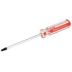 Sourcingmap Torx Screwdriver, T20 Security Magnetic Star Screw Driver w 4" CR-V Shaft and Clear Red Handle