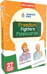 SPARTAN KIDS® Freedom Fighters Flash Cards for Kids | 27 Early Learning Flash Cards Easy & Fun Way of Learning 1 Year to 6 Years Babies