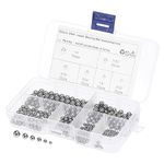 X AUTOHAUX 300pcs 6 Sizes Bicycle Bearing Ball Chrome Steel with Storage Box