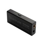 Questyle M15i Headphone Amplifier Portable DAC USB DAC Amp with Dual-Jack, Portable Headphone Amp - Apple MFi Certified, Hi-Res DAC - Low Noise, for iOS/Android/PC