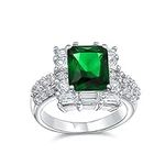 Bling Jewelry Simulated Emerald CZ 