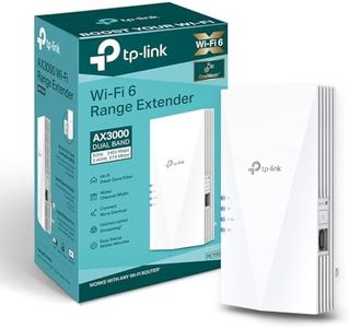 TP-Link Mesh WiFi 6 Booster, Ultraxtend WiFi Range Extender AX3000 Mbps with 1 Gigabit Port, Internet Booster, 5GHz, App Control Easy Setup, UK Plug (RE700X)