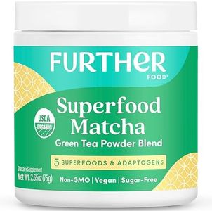 Further Food Premium Matcha Green Tea Powder USDA Organic Japanese Matcha Powder, Natural Energy + Focus + Boost Immune System, Antioxidant Plant-Based Detox Superfood (30 Servings)