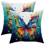 Butterfly Throw Pillow Covers Color