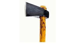 Agronova Heavy Duty 2 KG Axe with Bamboo Handle - Kulhadi for Tree Cutting, Gardening, and Agricultural Use - Durable Axe with Wooden Handle - Tempered Iron Blade for Superior Sharpness and Longevity