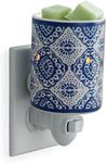 Candle Warmers Etc Plug in Scented Wax or Essential Oil Warmer Indigo Porcelain