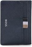 BOSS Mens Zair Money clip l Structured money-clip card holder with logo detail