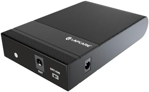 LAPCARE Cube IV Mini UPS for WiFi Router| Up to 4 Hours PowerBackup |Router UPS Compatible with 12V <2A Routers, FTTH, Modem, Set Top Box, Automatic Switching| Battery 4000mah & Smart Charging