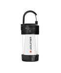 Ledlenser ML4 Warm Light LED lantern, rechargeable 14500 battery, 300 lumens, glare-free (patented), up to 40h runtime, red light, 1xAA useable with batteries, carabiner, Outdoor, Camping