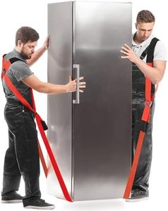 Ytonet Moving Straps, Lifting Straps for Move Furniture, 2-Person Shoulder Lifting and Moving System for Appliances, Mattresses, Heavy Objects up to 800lbs, Furniture Strap Round Sling, Orange