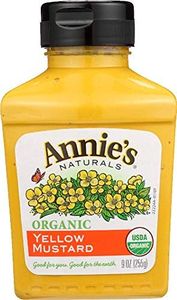 Annie's Homegrown Organic Yellow Mustard, 9 oz, 2 pk