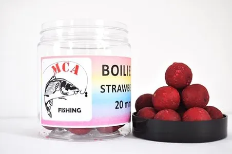 Natural boilies baits Strawberry 20 mm Ideal for carp Fishing