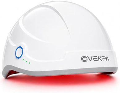 OVEKPA Red Light Therapy for Hair Growth - FDA Cleared Laser Cap for Hair Regrowth, Hair Loss Thinning & Alopecia Treatment for Men & Women, Wireless Rechargeable Model Hat-01