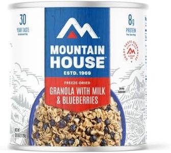 Mountain House Granola with Milk & Blueberries XL | Freeze Dried Survival & Emergency Food | #10 Can