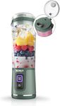 Ninja Blast Portable Cordless Blender (BC151INEM) – 530ml | USB-C Rechargeable | Crushes Ice & Frozen Fruit | BPA Free, Leak-Proof Travel Lid Forest Green