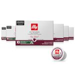 illy K-Cup Coffee Pod, Intense and Robust, Dark Roast Coffee K-Cups, Made With 100% Arabica Coffee, All-Natural, No Preservatives, Coffee Pods for Keurig Coffee Machines, 10 Count (Pack of 6)