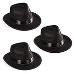 Funny Party Hats Black Fedora Gangs