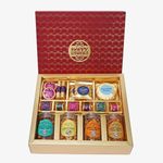 Velvet Fine Chocolates Diwali Gift Hamper | Epicurean Delight | Assorted Chocolates, Cookies & Trail Mix | Perfect Festive Gift | Elegant Packaging | Pack of 1