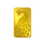 MMTC-PAMP 999.9+ Purity Peacock Yellow 24K Gold Bar 2 Gram