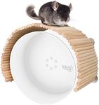 YKD Chinchilla Natural Birch Wood Flexible Platform Toy, Chinchilla Running Wheel Fence, Small Animal Climbing Toys for Chinchilla Guinea Pig Rabbit Hamsters Gerbils Rat and Other Small Animals