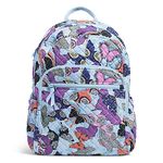 Vera Bradley Women's Campus Backpack, Bookbag, Butterfly by-Recycled Cotton, One Size