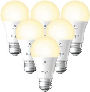 Sengled Smart Light Bulbs, Bluetooth Mesh, Bulbs That Work with Alexa Only, Dimmable LED E26 A19, 60W Equivalent Soft White 800LM, High CRI, Brightness, 6 Pack