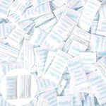 Wisesorb 1 Gram 300 Pack Silica Gel Packs, Dessicant Packets, Moisture Absorbers for Food Storage, Food Grade Desiccant Dehumidifiers, WiseMini