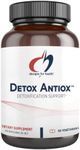 Designs for Health Detox Antiox - Liver + Detoxification Support Antioxidant Supplement with Turmeric Extract (Curcumin), Green Tea, Grape Seed, Vitamins + Minerals - Immune Support (60 Capsules)