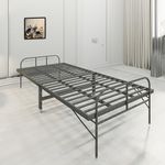 PS PARVESH SMART® (5 Year Warranty Metal Platform Folding Bed for Home (Size 2.5x6.25)