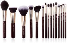 Jessup 15pcs Makeup Brushes Make up Tool Kit Beauty Professional Eyeshadow Power Lipstick Blending Cheeck Cosmetic Brushes Set Zinfandel T283