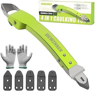 DEWINNER 4 in 1 Raschietto Spatola per Sigillante, Applicatore di Rimozione Raschietto in Silicone, Strumento di Tenuta in Silicone per Giunti per Piastrelle per Pavimento Della Cucina del Bagno