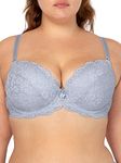 Smart & Sexy Women's Signature Lace Push-up Bra, Mineral Water, 38D