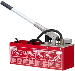 GarveeTech Hand Pressure Test Pump, 50 Bar Hydraulic Test Pump 762PSI with 3.2 Gallon Tank, for Pipeline Pressure Container Irrigation Firemen, 45ML 1/2" BSP for Pipeline Fluid Pressure Testing