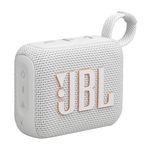 JBL Go 4 - Ultra-Portable, Waterproof and Dustproof Bluetooth Speaker, 7-Hour Built-in Battery, Made in Part with Recycled Materials (White)