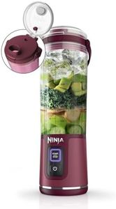 Ninja Blast Portable Blender, 530ml, Leakproof Lid & Sip Spout, Powerful Cordless Mini Blender, Rechargeable, Portable Smoothies, Protein Shakes, Blends Ice & Frozen Fruit, Cranberry Red, BC151UKCR