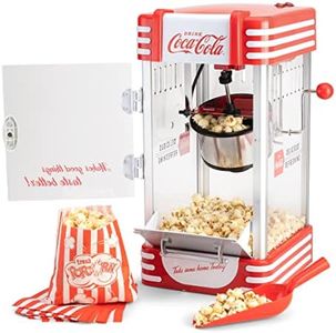 Salco 428018 Machine à Pop-Corn SNP-27CC, Acier Inoxydable, Rouge