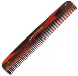 Hair Comb For Men 7.1 inch Fine and Coarse Tooth For Hair Beard And Moustache Hand Made and Sawcut (Hair Comb H1)