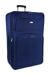 ARIANA Lightweight Luggage Trolley Suitcase Travel Cabin Bag Hand Luggage - RT42 (Navy-Blue, 21" Small (Cabin Size))