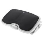 Kensington Solemate Comfort Footrest with SmartFit System (K56144US), White/Black, Large