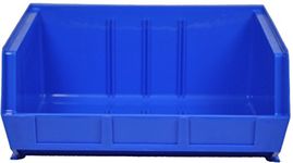 Rhino Pack of 5 x Tuff Bin60 Plastic Storage Parts Bins - Large Stacking Component Box Ideal for Garage Workshop or Warehouse Picking Bin