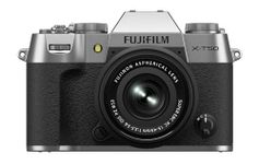 FUJIFILM X-T50 Mirrorless Camera Body, w/ XC15-45mmF3.5-5.6 OIS PZ Lens Kit, Silver