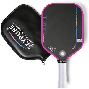 SKYPURE Pro Control Pickleball Paddle, T700 Raw Carbon Fiber Face, 16mm Polypropylene Honeycomb Core, Time-Freeze Control Precision Technology, USAPA Approved